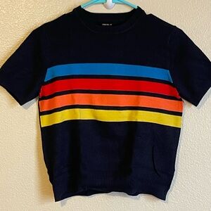 Forever 21 Stripe Sweater-Knit Top